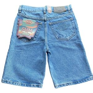 World Pepe Service Vintage Morris Dead Stock 90's Jean Bermuda Shorts in Size 29
